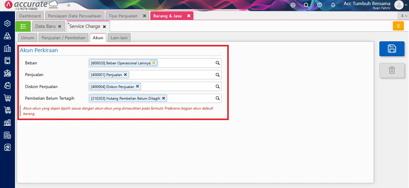 7 Pengaturan Tipe Penjualan di Accurate POS